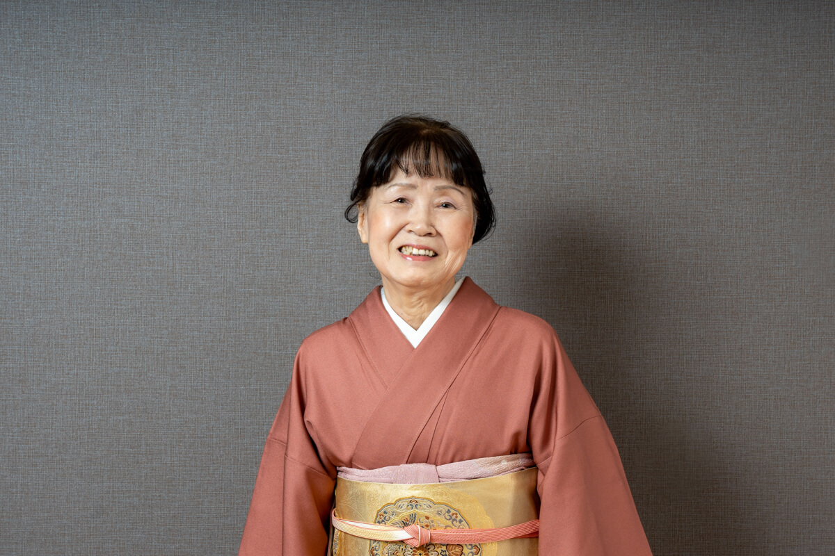 遺影写真の室内撮影