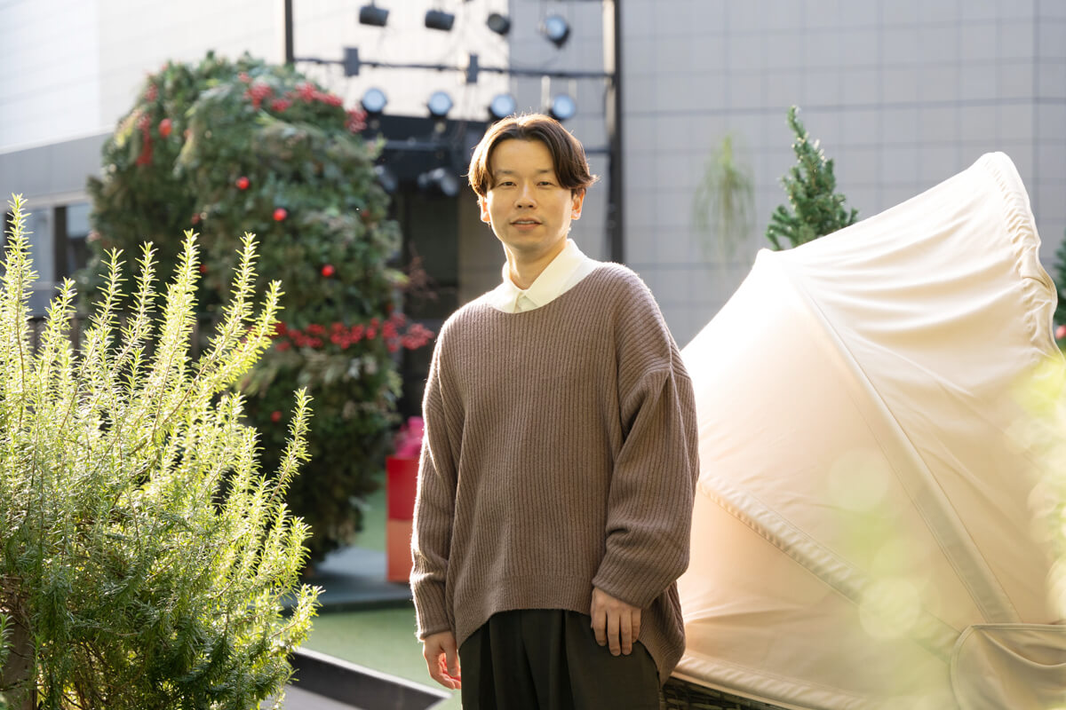婚活写真の屋外ロケーション撮影