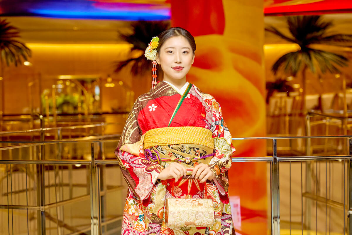 成人式の振袖ロケーションフォト